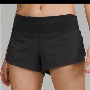 speed up lulu shorts size 10- inseam 2.5